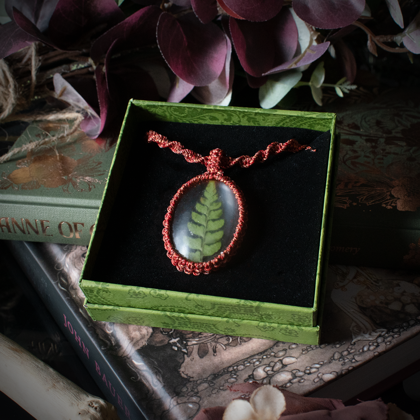 Forest Fern Necklace (Copper)