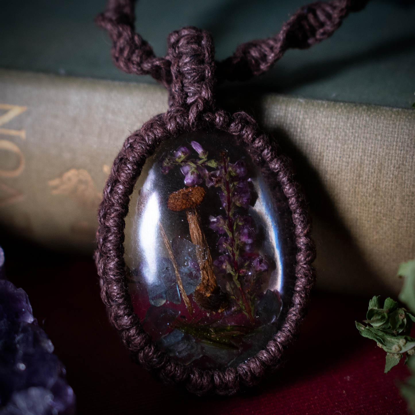 Heart of the Moors Necklace (Brown)