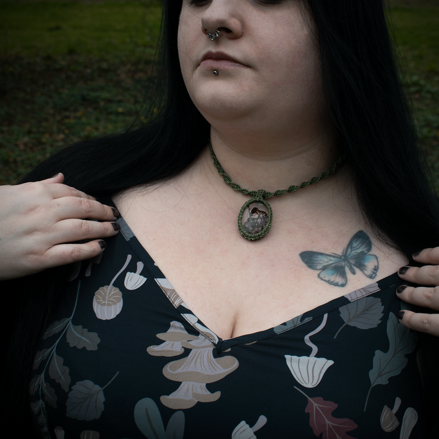 Heart of the Moors Necklace (Green)