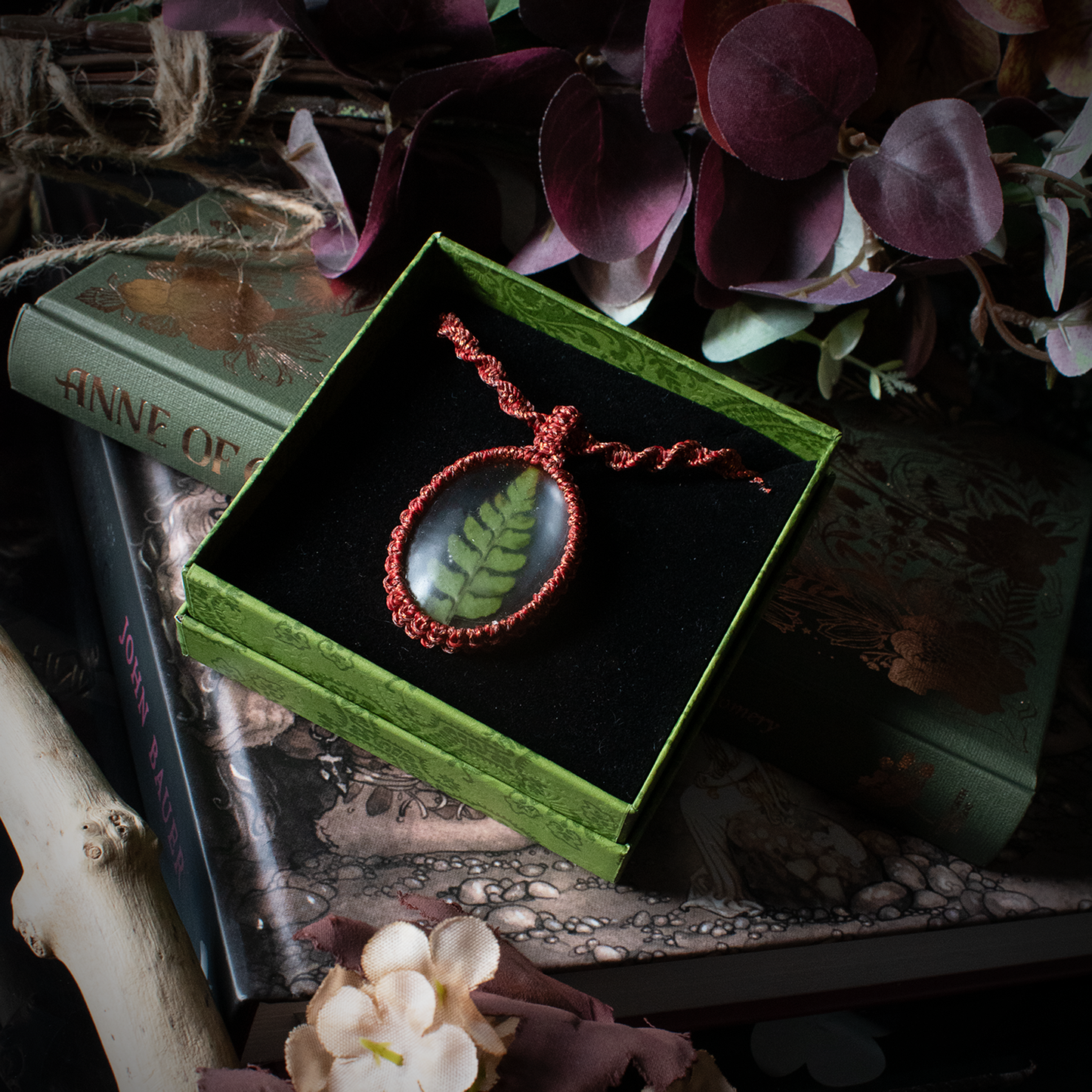 Forest Fern Necklace (Copper)