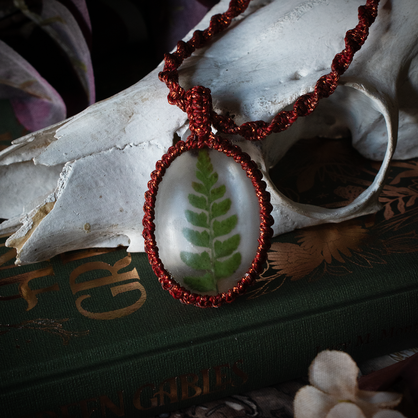 Forest Fern Necklace (Copper)