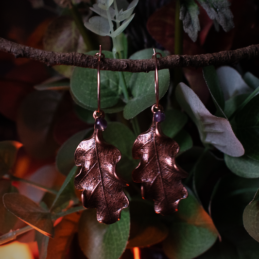 Oaken Earrings (Copper)