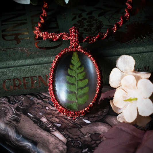 Forest Fern Necklace (Copper)